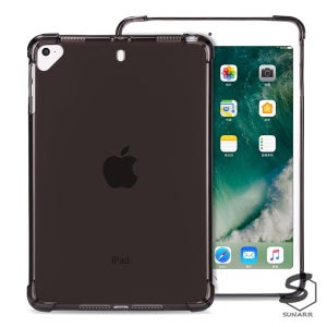 컬러풀 투명 젤리 에어백 슬림 심플 태블릿 케이스 stc022 블랙, 아이패드 미니 5세대 20cm(7.9인치)