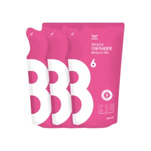 레인보우샵 다목적세정제 베이킹소다 워터 500ml 리필 3개