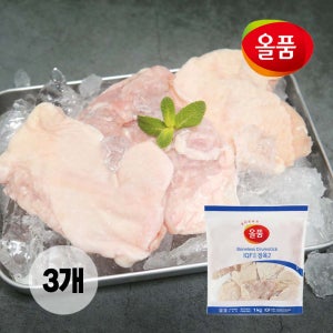 올품 국내산 닭다리살 IQF 3kg (1kg X 3봉) 냉동 정육2