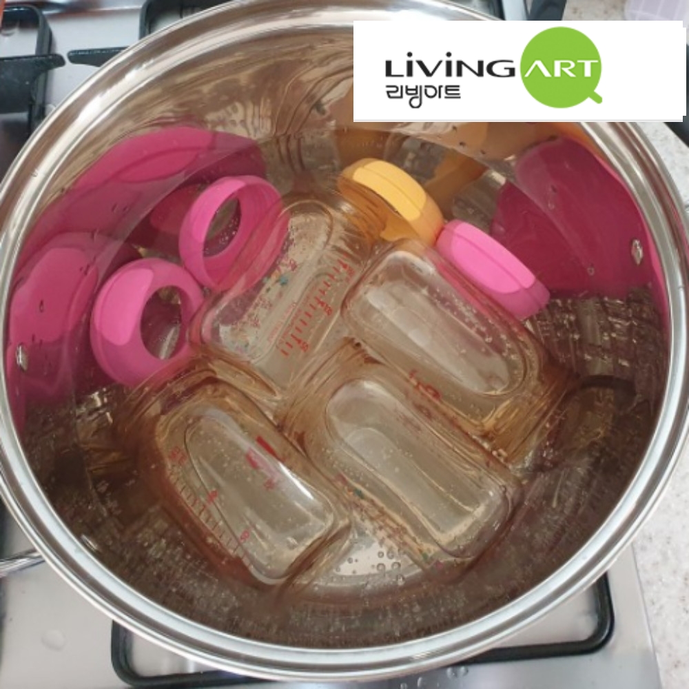 리빙아트 젖병 열탕 소독 깊은 냄비 삶는 20cm 양수