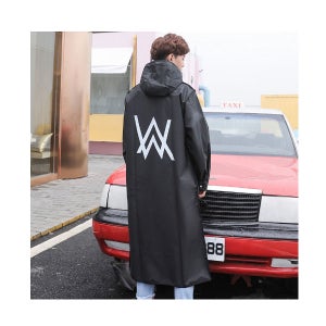 W.A 남자 레인코트 우비 블랙