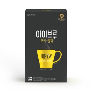 맥널티 아이브루 모카블랙 200T