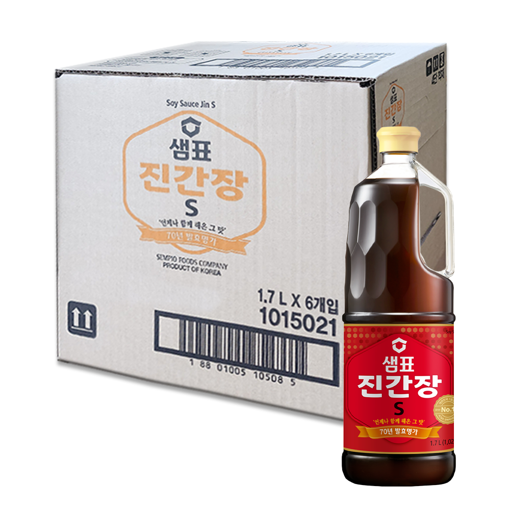 샘표 진간장S 1.7L 1박스(6개입)