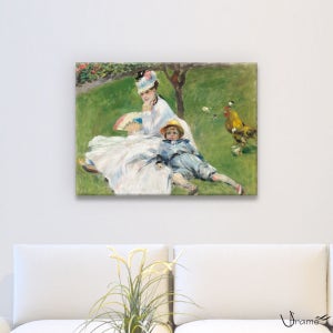 원화사이즈 명화액자 르누아르 마담 모네와 아들 사이즈2종