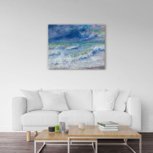 원화사이즈 오귀스트 르누아르 캔버스 명화액자 바다풍경