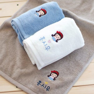 코마사 세면타올 이름자수 어린이집 수건 유치원 수영타올 긴머리