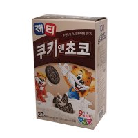 제티 쿠키앤 쵸코 340g 20T