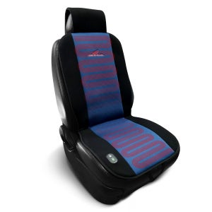 (12.15~21 오토슈퍼위크) 차량용 열선시트 전기방석 논슬립 온열시트 1.블루 앞좌석 12/24V