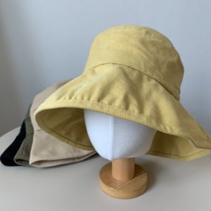 코튼 면100 사이즈조절 남자 여성 벙거지 모자 챙넓은 여자 버킷햇