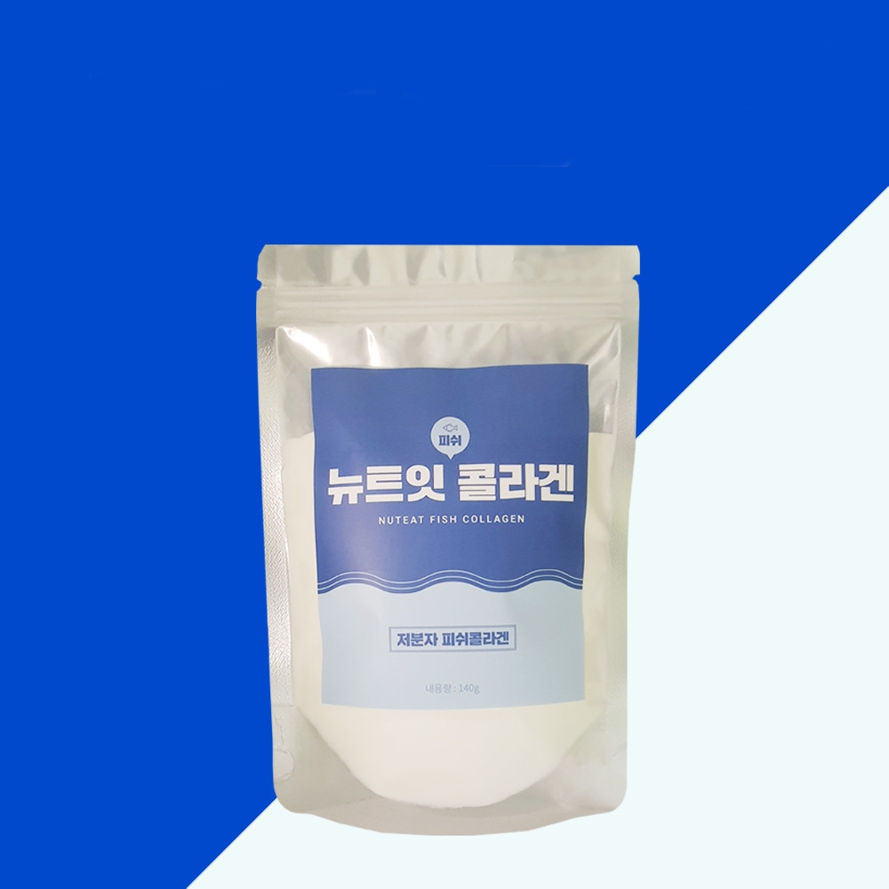 뉴트잇 콜라겐 저분자 피쉬 먹는 어류 가루 펩타이드 140g, 1개
