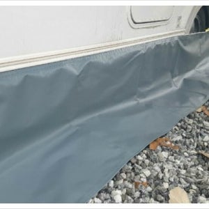 카라반 캠핑카 하단스커트 하단 바람막이용 스커트 [1미터 단위 판매]