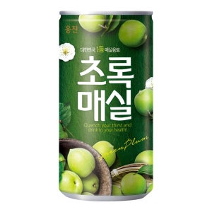 웅진 초록매실 주스 180ml x30캔 음료수 캔음료 업소용