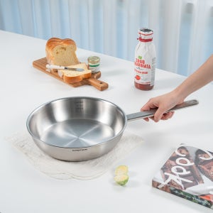 쉐프윈 커퍼코어 통5중 인덕션 후라이팬 스텐팬 스텐 소테 후라이팬 26