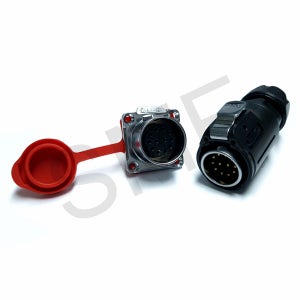 LP-24-12P 암수세트 IP67 24파이 방수 산업용 원형커넥터 CNLINKO