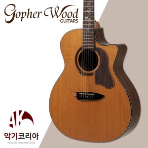 고퍼우드 K330RCE NA 탑솔리드 픽업 EQ 어쿠스틱 통기타 K시리즈 네추럴