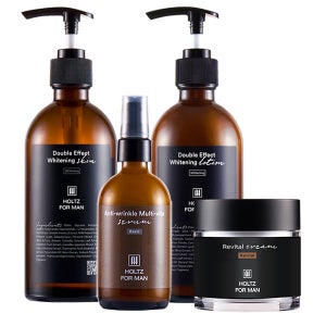 홀츠포맨 주름개선 화이트닝 스킨로션 에센스 올인원 4종 세트 아빠선물 세트 40대 50대 남자 화장품