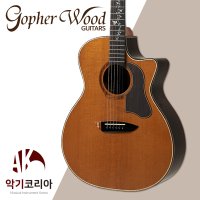 고퍼우드 K830RCE 올솔리드 픽업 EQ 어쿠스틱 통기타 K시리즈