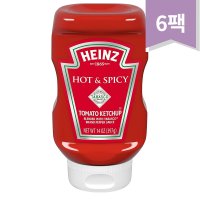 Heinz Hot & Spicy Ketchup with Tabasco 397g 6개 하인츠 핫 스파이시 케찹 타바스코