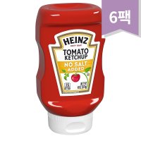 Heinz Tomato Ketchup 케찹 소금 무첨가 397g 6개 No Added Salt 하인츠 토마토