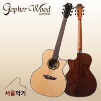 고퍼우드 G330C 탑솔리드 GA바디 컷어웨이 어쿠스틱 통기타