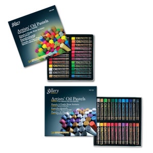 문교 갤러리 오일파스텔 (금속) 24색세트 MOP