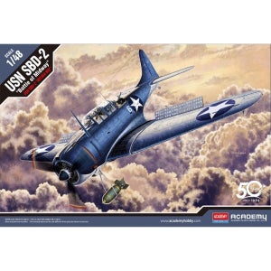 아카데미과학 1대48 USN SBD-2 미드웨이 해전 2020 NEW - 전투기 프라모델