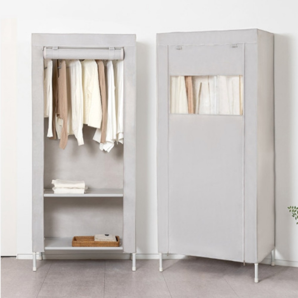 조립식 부직포 원룸 간이 커버옷장 190 싱글