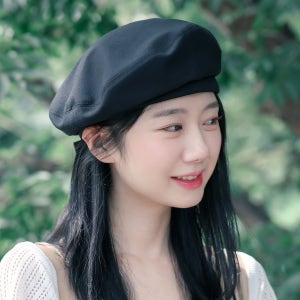 국내생산 심플 무지 베레모 남녀공용 빵모자 카페 바리스타 모자