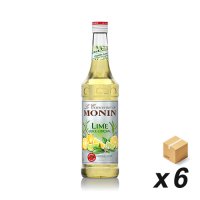 모닌 시럽 라임 주스 코디알 700ml 6개 (BOX)