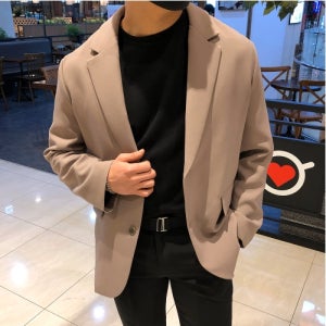 캐주얼자켓 로미 싱글 블레이져 - 2color