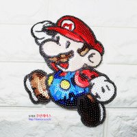 스팽클 슈퍼마리오 와펜 열접착 DIY의류부자재 BIG Super Mario Patches