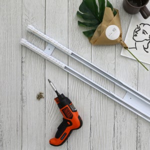 국내산 저소음 이중 커튼 레일