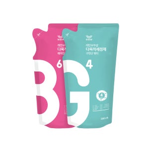 레인보우샵 다목적세정제 세정듀오 구연산 베이킹소다 워터 리필 각 500ml