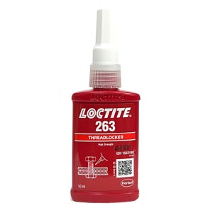 록타이트 263 나사고정제 고강도 혐기성 볼트너트 적색 50ml
