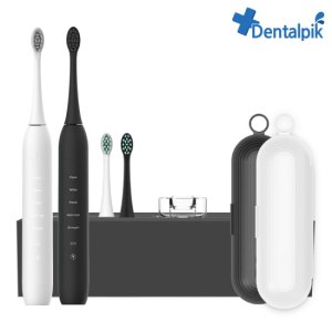 덴탈픽 DP-9001 초음파 전동칫솔 블랙 화이트 구강세척기 진동 칫솔