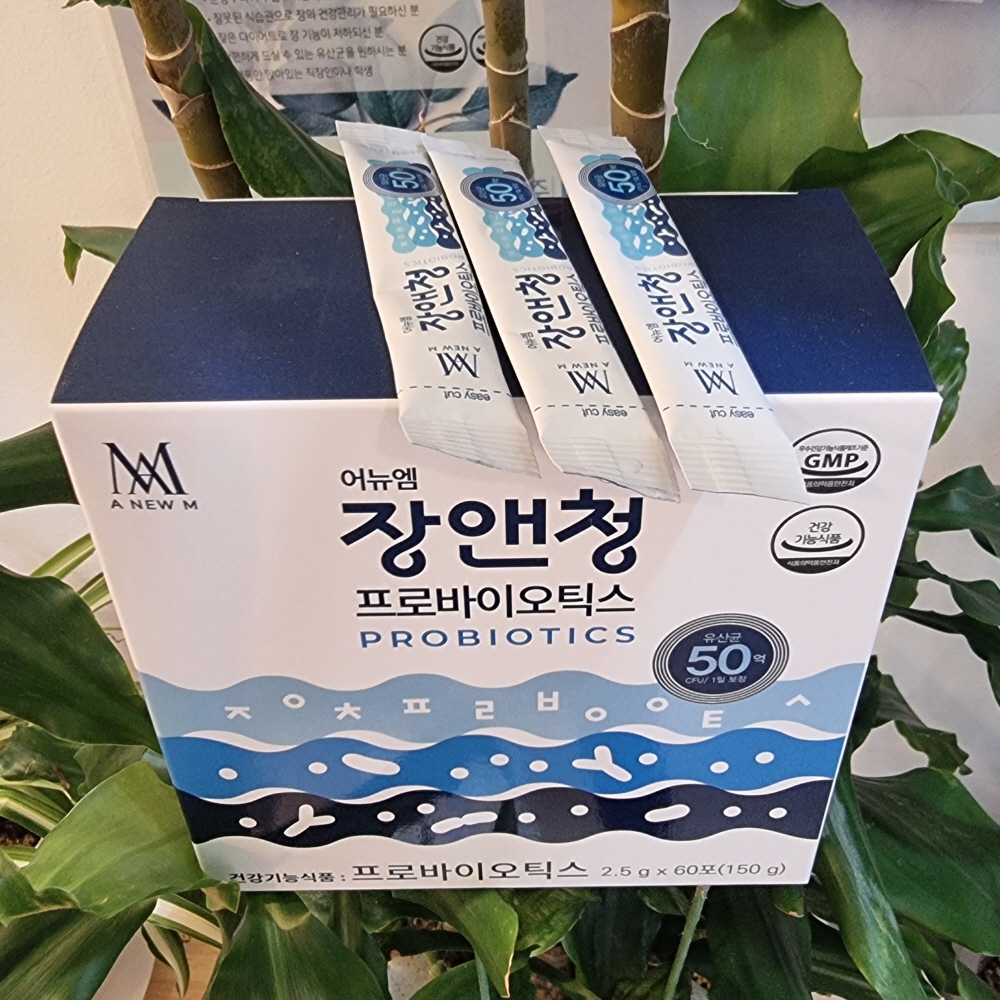 <b>미애부</b> 유산균 장앤청 <b>프로바이오틱스</b> 건강기능식품 60포 2달분