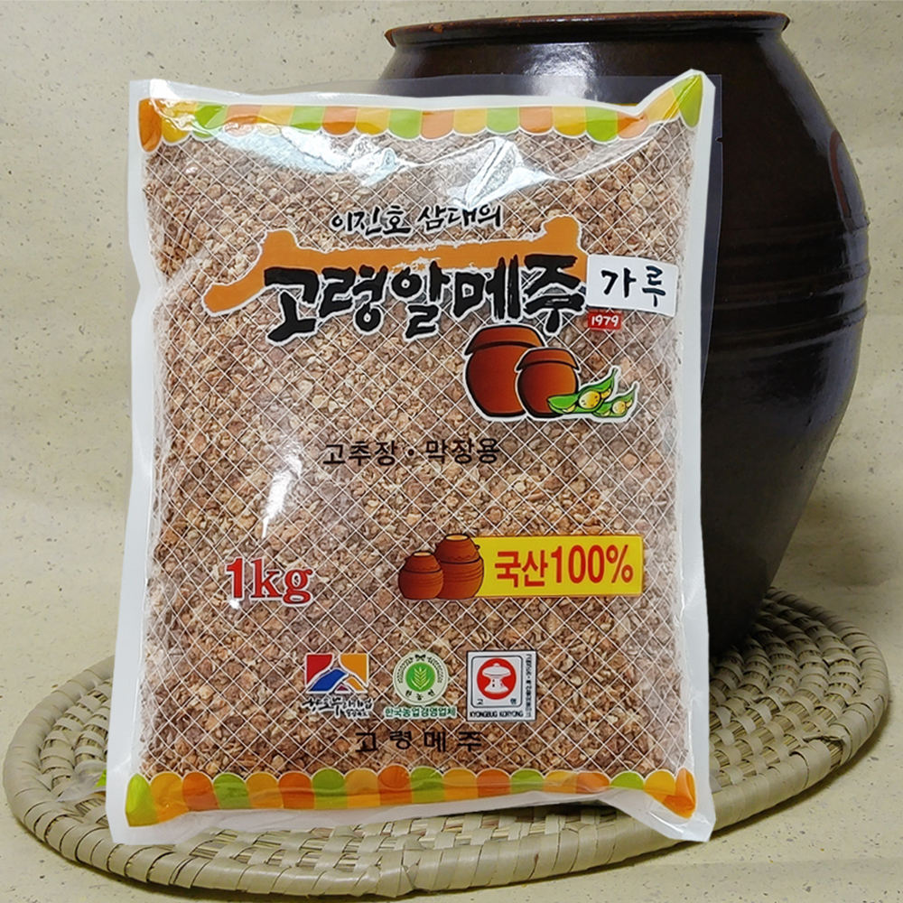 [알알이식품] 알알이 고추장용 메주가루 500g 국내산콩/된장 간장 고추장