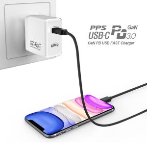 UM2 GAN 고속 급속 USB 충전기 PD65W PPS 지원 노트북 핸드폰 맥북