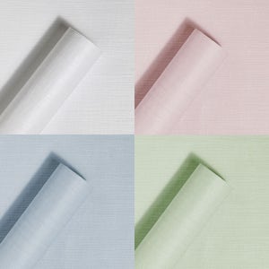 쿠셔니 붙이는 단열 실크 벽지 70cm 40m, 격자 스노우화이트