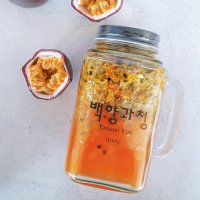 장성 무농약 패션후르츠청 900g 국내산 백향과청 (유기농설탕)