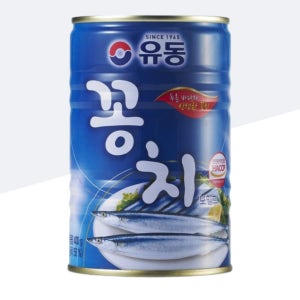 유동 펭귄 꽁치, 고등어 캔 400g 통조림