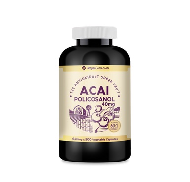 로얄캐네디언 아사이 폴리코사놀 500캡슐 100% 캐나다 직수입 콜레스트롤 <b>심근경색</b> 영양제