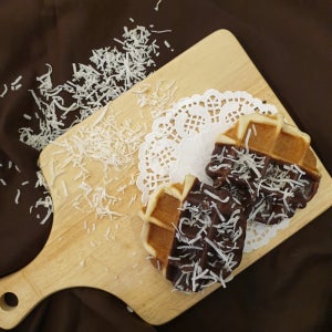 벨기에와플 초코넛 50g 10개입 초코와 코코넛의 만남 아침식사대용 등산간식