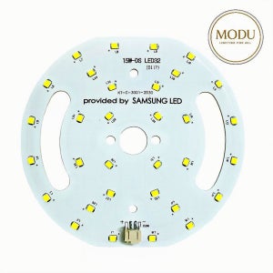 삼성칩 LED 원형 기판 pcb 15W 센서등 직부등 매입등 리폼 용 모듈