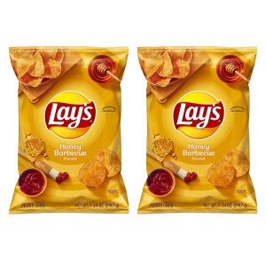 Lay’s 레이스 감자칩 219g 2봉 허니 비비큐 맛 Lay’s Potato Chips, Honey Barbecue Flavor, 7.75oz Bag