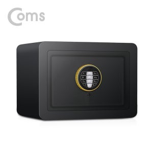 COMS 소형금고 가정용 사무실용 호텔용금고 ST169 블랙