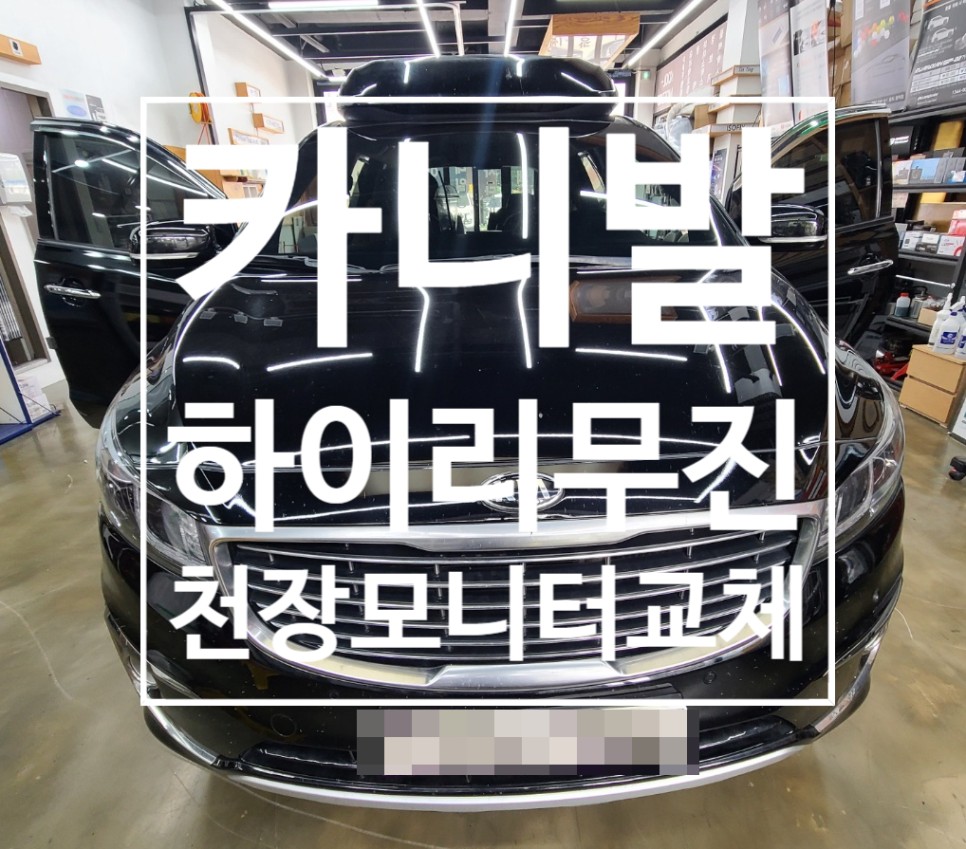티비카 더뉴카니발 하이리무진 전용 24형 천장모니터