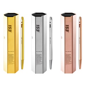 모나미 153 골드 유성 볼펜 0.7mm 케이스포장 선물용