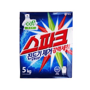 애경 스파크 스마트클린 가루세제 카톤 5kg