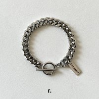 프랑꼬 써지컬 커플팔찌 이니셜 각인 체인팔찌 Basic surgical chain bracelet